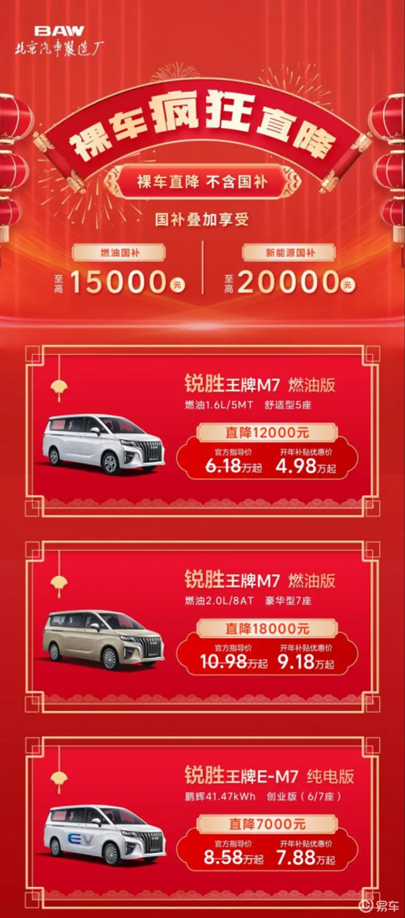 牌E-M7纯电MPV的5大理由pg电子新手购车指南：选锐胜王(图3)